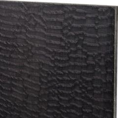 Made in USA - 3/8" Thick x 12" Wide x 2' Long, Nylon 6/6 (MDS-Filled) Sheet - Black - Exact Tooling