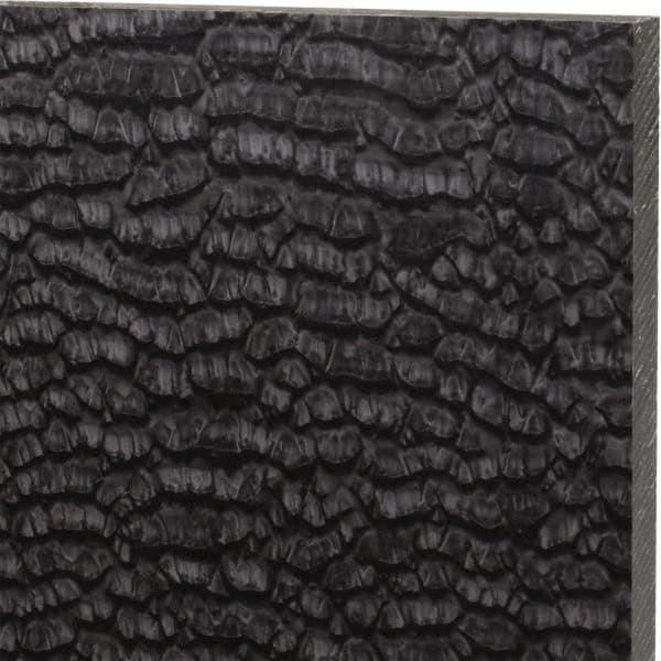 Made in USA - 1/2" Thick x 12" Wide x 2' Long, Nylon 6/6 (MDS-Filled) Sheet - Black - Exact Tooling