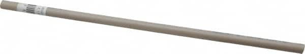 Made in USA - 1' Long, 3/8" Diam, PEEK Plastic Rod - Thermoplastic - Exact Tooling