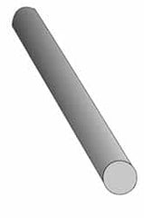 Made in USA - 8' Long, 1-1/4" Diam, Polyetherimide (PEI) Plastic Rod - Natural (Color) - Exact Tooling