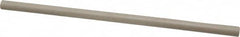 Made in USA - 1' Long, 1/2" Diam, PEEK Plastic Rod - Thermoplastic - Exact Tooling