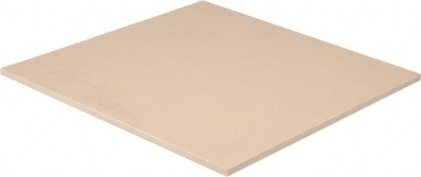 Made in USA - 1/2" Thick x 12" Wide x 1' Long, PEEK Sheet - Exact Tooling