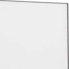 Made in USA - 1/2" Thick x 12" Wide x 1' Long, Polycarbonate Sheet - Abrasion Resistant Grade - Exact Tooling