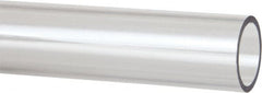 Made in USA - 1-1/4 Inch Outside Diameter x 8 Ft. Long, Plastic Round Tube - Polycarbonate - Exact Tooling
