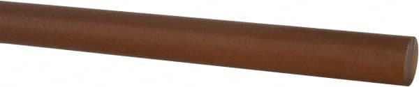 Made in USA - 4' Long, 3/4" Diam, Polyetherimide (PEI) Plastic Rod - Natural (Color) - Exact Tooling
