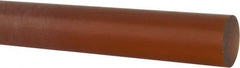 Made in USA - 1' Long, 1-1/2" Diam, Polyetherimide (PEI) Plastic Rod - Natural (Color) - Exact Tooling