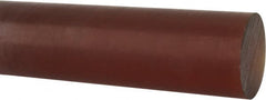 Made in USA - 4' Long, 1-1/2" Diam, Polyetherimide (PEI) Plastic Rod - Natural (Color) - Exact Tooling