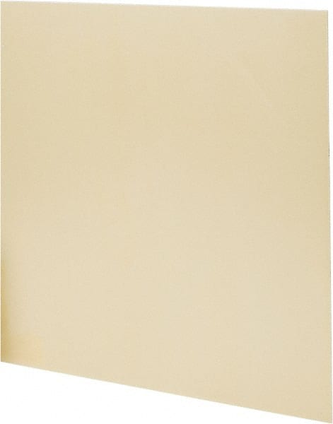 Made in USA - 1/16" Thick x 12" Wide x 1' Long, Epoxyglass Laminate (G10/F4) Sheet - Mustard Yellow, ±0.0075 Tolerance - Exact Tooling
