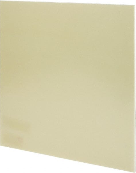 Made in USA - 1/8" Thick x 12" Wide x 1' Long, Epoxyglass Laminate (G10/F4) Sheet - Mustard Yellow, ±0.012 Tolerance - Exact Tooling