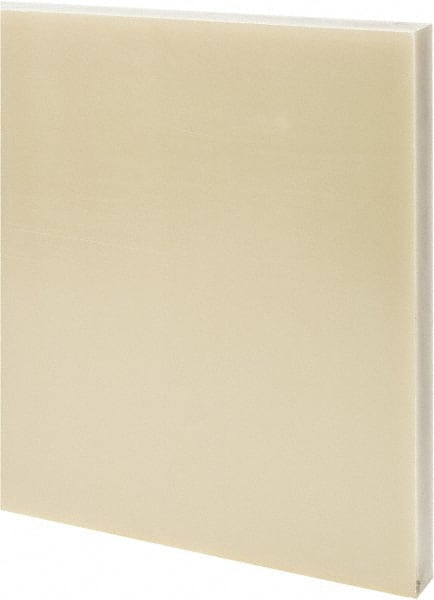 Made in USA - 1" Thick x 12" Wide x 1' Long, Epoxyglass Laminate (G10/F4) Sheet - Mustard Yellow, ±0.049 Tolerance - Exact Tooling