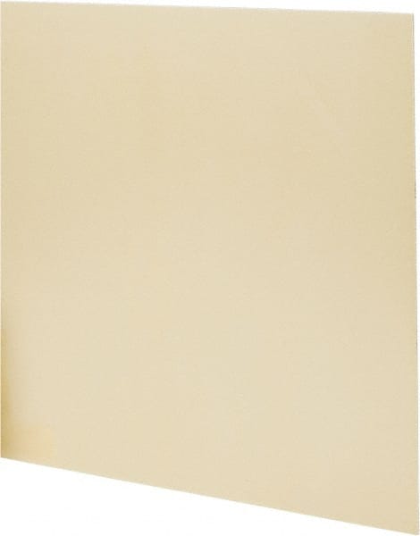 Made in USA - 1/16" Thick x 12" Wide x 2' Long, Epoxyglass Laminate (G10/F4) Sheet - Mustard Yellow, ±0.0075 Tolerance - Exact Tooling