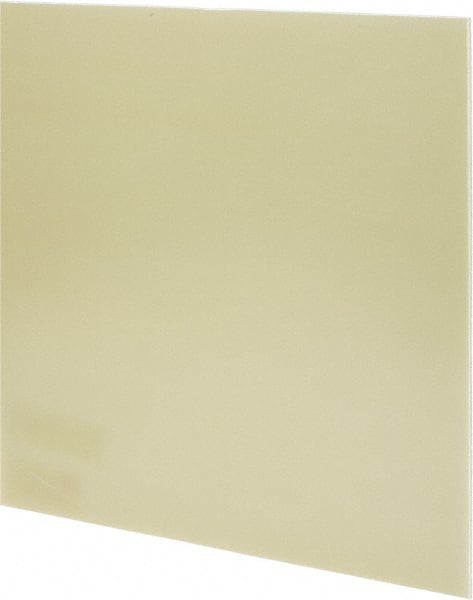 Made in USA - 1/8" Thick x 12" Wide x 2' Long, Epoxyglass Laminate (G10/F4) Sheet - Mustard Yellow, ±0.012 Tolerance - Exact Tooling