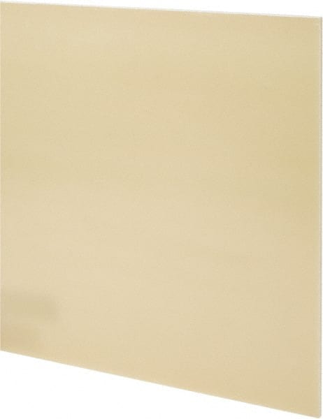 Made in USA - 3/16" Thick x 12" Wide x 2' Long, Epoxyglass Laminate (G10/F4) Sheet - Mustard Yellow, ±0.019 Tolerance - Exact Tooling
