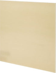 Made in USA - 3/16" Thick x 12" Wide x 2' Long, Epoxyglass Laminate (G10/F4) Sheet - Mustard Yellow, ±0.019 Tolerance - Exact Tooling