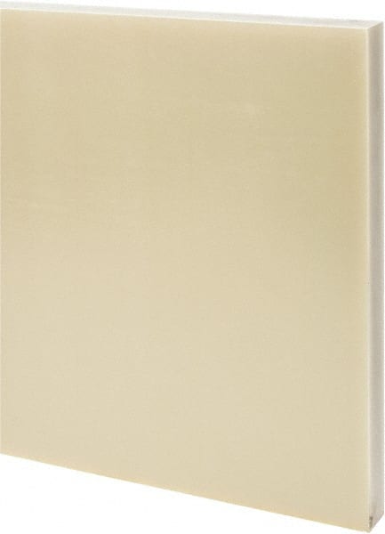 Made in USA - 1" Thick x 24" Wide x 2' Long, Epoxyglass Laminate (G10/F4) Sheet - Mustard Yellow, ±0.049 Tolerance - Exact Tooling