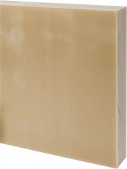Made in USA - 2" Thick x 24" Wide x 2' Long, Epoxyglass Laminate (G10/F4) Sheet - Mustard Yellow, ±0.073 Tolerance - Exact Tooling