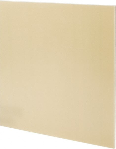 Made in USA - 1/4" Thick x 36" Wide x 4' Long, Epoxyglass Laminate (G10/F4) Sheet - Mustard Yellow, ±0.022 Tolerance - Exact Tooling