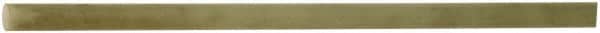 Made in USA - 4' Long, 1/4" Diam, Epoxyglass Laminate (G10/FR4) Plastic Rod - Yellow-Green - Exact Tooling