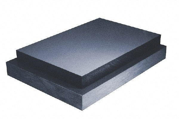 Made in USA - 3/8" Thick x 12" Wide x 2' Long, Glass-Cloth Silicone Laminate (G7) Sheet - Off White - Exact Tooling