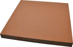 Made in USA - 1" Thick x 12" Wide x 1' Long, Paper-Base Phenolic Laminate (XX) Sheet - Tan - Exact Tooling
