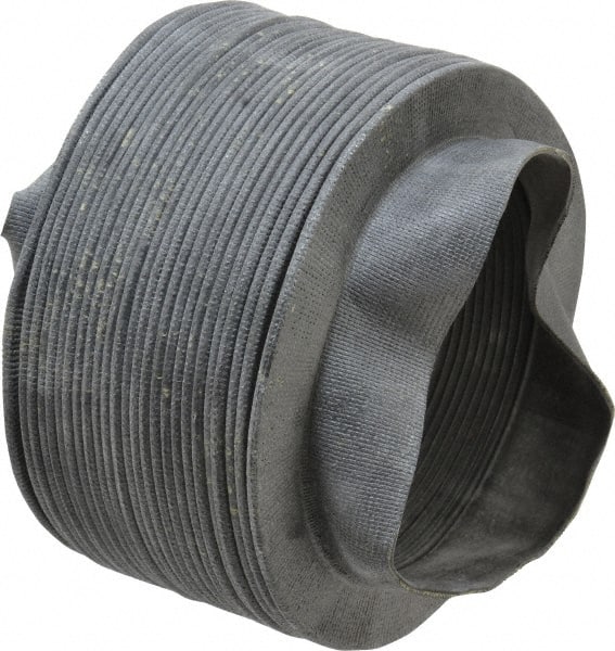 Made in USA - 24 Inch Long, 0.04 Inch Thick, Nylon Airtight Molded Bellows - 4 Inch Inside Diameter - Exact Tooling