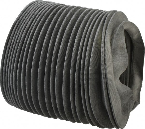 Made in USA - 24 Inch Long, 0.04 Inch Thick, Nylon Airtight Molded Bellows - 5 Inch Inside Diameter - Exact Tooling