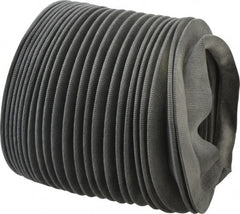 Made in USA - 24 Inch Long, 0.04 Inch Thick, Nylon Airtight Molded Bellows - 5 Inch Inside Diameter - Exact Tooling