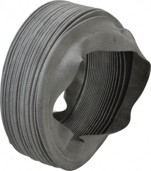 Made in USA - 24 Inch Long, 0.04 Inch Thick, Nylon Airtight Molded Bellows - 8 Inch Inside Diameter - Exact Tooling