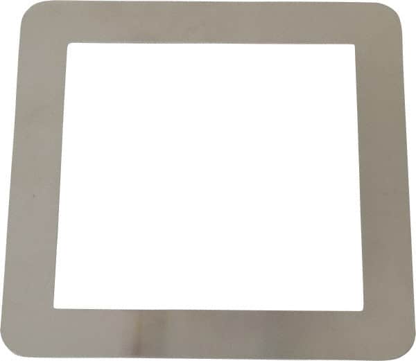 Made in USA - Aluminum Bellows Mounting Flange - 3 x 3 Inch Inside Square - Exact Tooling