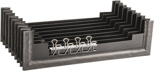 Made in USA - Nylon Sewn Way Cover - 12-1/2 Inch Inside Width - Exact Tooling