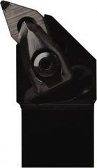 Seco - DDHN, Right Hand Cut, 107.5° Lead Angle, 20mm Shank Height x 20mm Shank Width, Negative Rake Indexable Turning Toolholder - 125mm OAL, DNM..1104.. Insert Compatibility, Series Dual Clamp - Exact Tooling