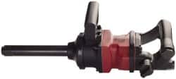 PRO-SOURCE - 1" Drive, 6,000 RPM, 1,800 Ft/Lb Torque Impact Wrench - D-Handle, 10 CFM, 90 psi, 1/2" NPT Inlet - Exact Tooling