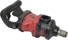 PRO-SOURCE - 1" Drive, 6,000 RPM, 1,800 Ft/Lb Torque Impact Wrench - D-Handle, 10 CFM, 90 psi, 1/2" NPT Inlet - Exact Tooling