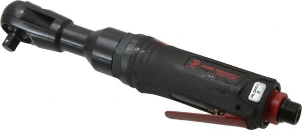 PRO-SOURCE - 3/8" Drive, 400 RPM, 75 Ft/Lb Torque Ratchet Wrench - Inline Handle, 4 CFM, 90 psi, 1/4" NPT Inlet - Exact Tooling