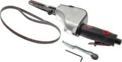 PRO-SOURCE - 1/4 to 1/2 x 24 Inch, 20,000 RPM Air Belt Sander - 1/4 NPT Inlet, 4.2 CFM Air Consumption - Exact Tooling