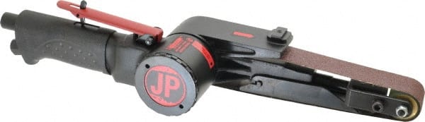 PRO-SOURCE - 1-5/32 x 21-1/4 Inch, 12,000 RPM Air Belt Sander - 1/4 NPT Inlet, 4.2 CFM Air Consumption - Exact Tooling