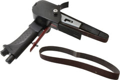 PRO-SOURCE - 3/4 x 20-1/2 Inch, 16,000 RPM Air Belt Sander - 4.2 CFM Air Consumption, Rear Exhaust - Exact Tooling