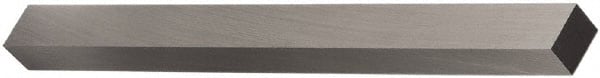 DORMER - M2 Cobalt Square Tool Bit Blank - 1/2" Wide x 1/2" High x 4" OAL, 2 Beveled Ends, 15° Bevel Angle - Exact Tooling