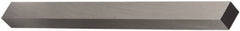 DORMER - M2 Cobalt Square Tool Bit Blank - 12mm Wide x 12mm High x 200mm OAL, 2 Beveled Ends, 15° Bevel Angle - Exact Tooling