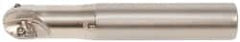 Seco - 5/8" Cut Diam, 0.55" Max Depth of Cut, 5/8" Shank Diam, 3.878" OAL, Indexable Ball Nose End Mill - Straight Shank, R218.20 Toolholder, 218.20-080.R Insert - Exact Tooling