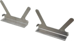 Gibraltar - 5-1/2" Jaw Width, Aluminum, Vise Jaw Cap - Press On Attachment - Exact Tooling