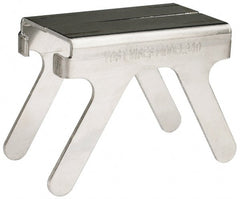 Gibraltar - 4" Jaw Width, Aluminum, Vise Jaw Cap - Press On Attachment - Exact Tooling