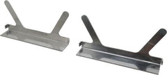 Gibraltar - 8" Jaw Width, Aluminum, Vise Jaw Cap - Press On Attachment - Exact Tooling