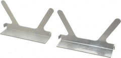 Gibraltar - 6" Jaw Width, Aluminum, Vise Jaw Cap - Press On Attachment - Exact Tooling