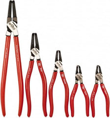 Wiha - 5 Piece Retaining Ring Plier Set - Comes in Box - Exact Tooling