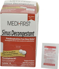 Medique - Medi-First Sinus Decongestant Tablets - Sinus Relief - Exact Tooling