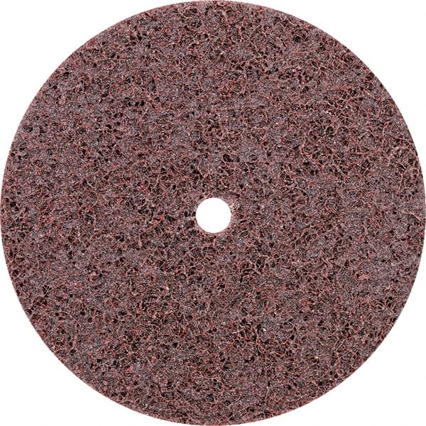 Dynabrade - 5" Diam, Nylon Hook & Loop Disc - Medium Grade, Nonwoven, - Exact Tooling