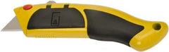 Ability One - Snap Utility Knife - 7" Steel Blade, Yellow Steel Handle - Exact Tooling