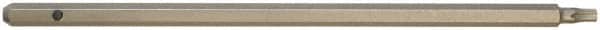 Paramount - 5mm Drive T15 Torx Screwdriver Bit - 5-1/2" OAL - Exact Tooling