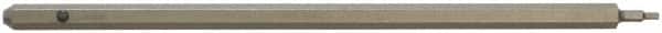 Paramount - 1.5mm Hex Screwdriver Blade - 5mm Drive, 5-1/2" OAL - Exact Tooling